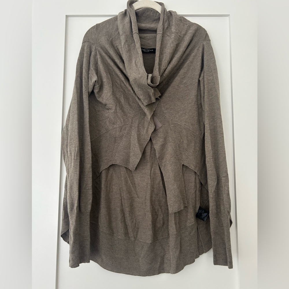 All Saints Snap Front High Low Cardigan